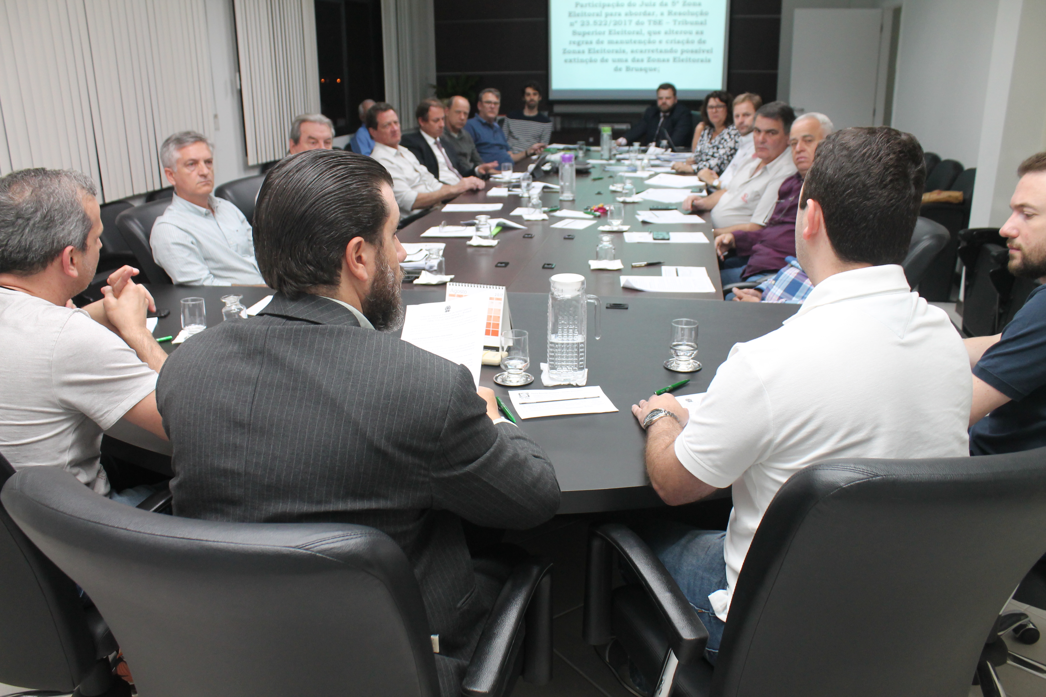 OAB Brusque participa de reunião da ACIBr sobre zonas eleitorais de Brusque