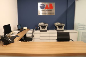 Sala da OAB no Fórum de Brusque recebe revitalização